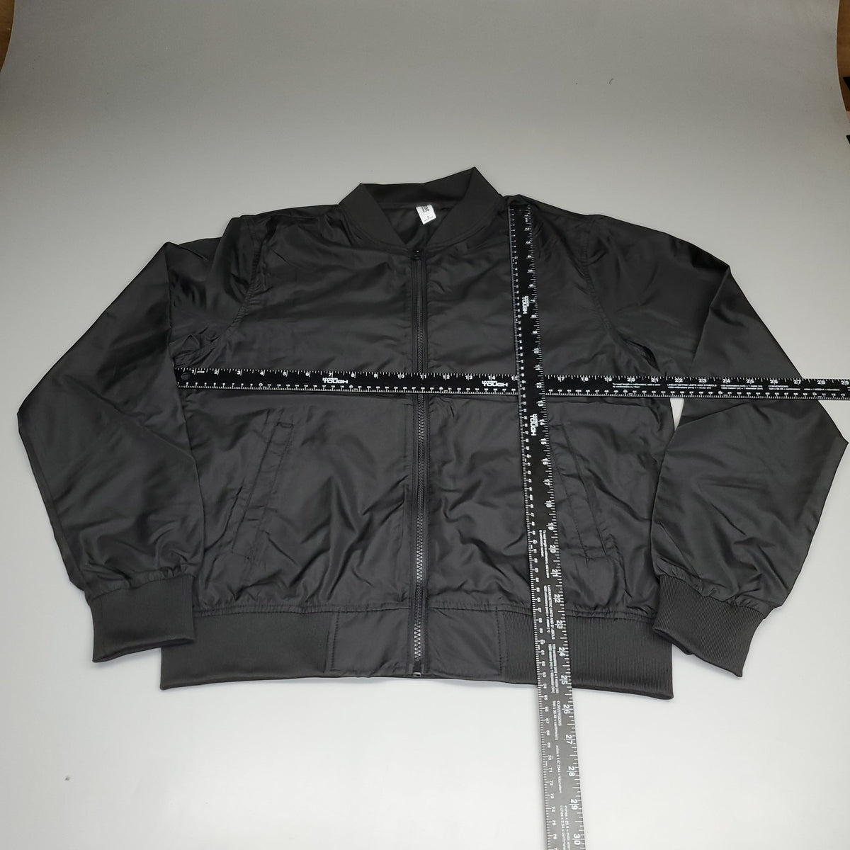 INDEPENDENT TRADING CO. Men's Lightweight Bomber Jacket Sz S Black (New)