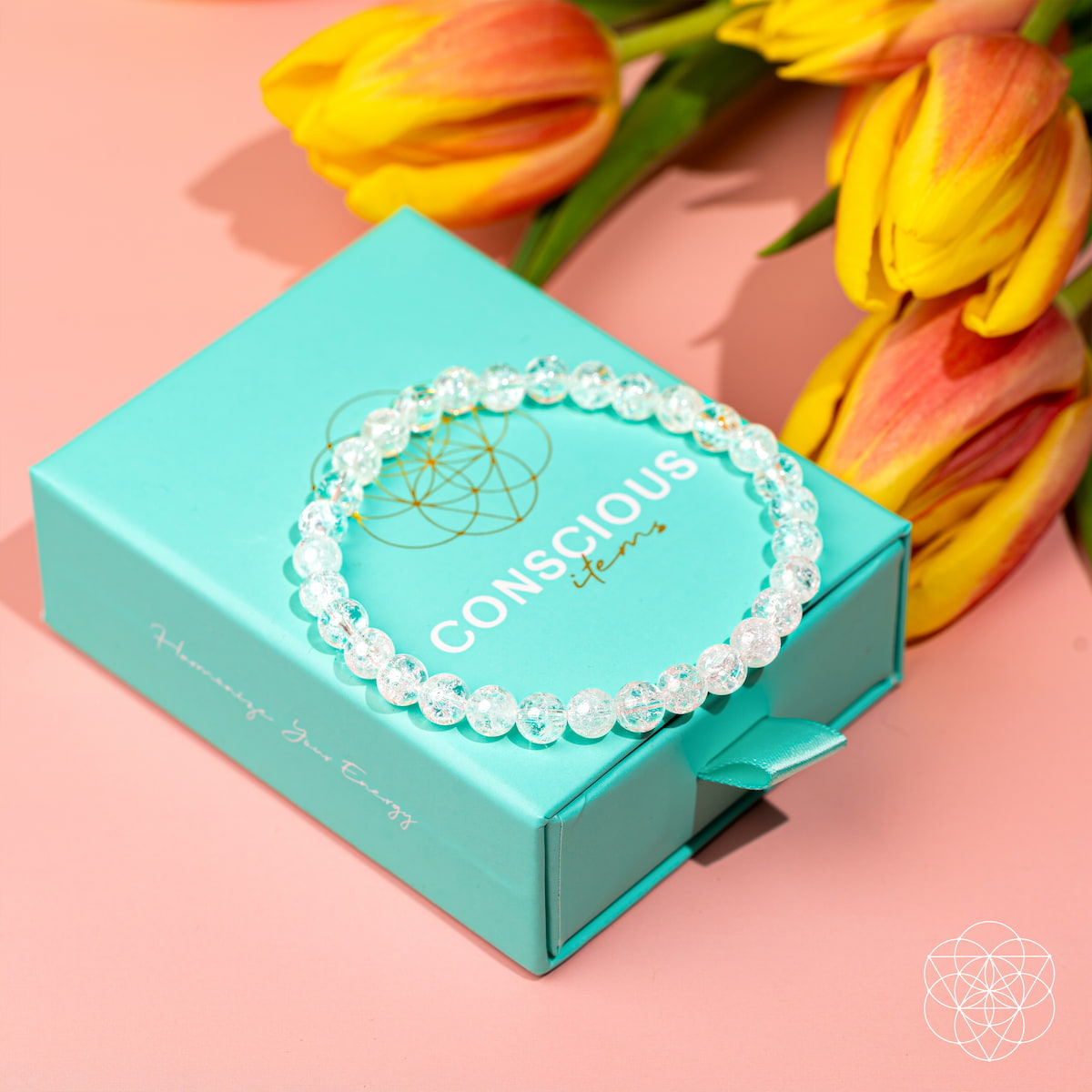 Emotional Ice Bath – The Ice Quartz Bracelet | 6mm