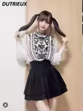 Pleated Skirt Female Mini Skirt