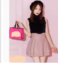 Pleated Skirt Female Mini Skirt