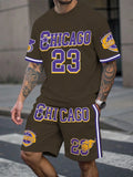 Men's Plus Size Basketball Clothing Set