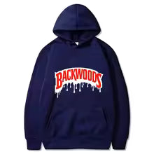 Backwoods Hoodies Fashion Letter Graphic Printed Sweatshirts