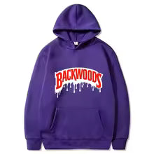 Backwoods Hoodies Fashion Letter Graphic Printed Sweatshirts
