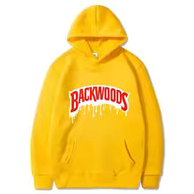 Backwoods Hoodies Fashion Letter Graphic Printed Sweatshirts