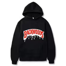 Backwoods Hoodies Fashion Letter Graphic Printed Sweatshirts