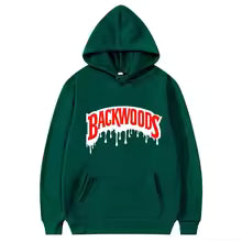 Backwoods Hoodies Fashion Letter Graphic Printed Sweatshirts