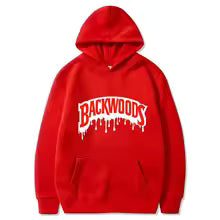 Backwoods Hoodies Fashion Letter Graphic Printed Sweatshirts