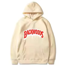 Backwoods Hoodies Fashion Letter Graphic Printed Sweatshirts