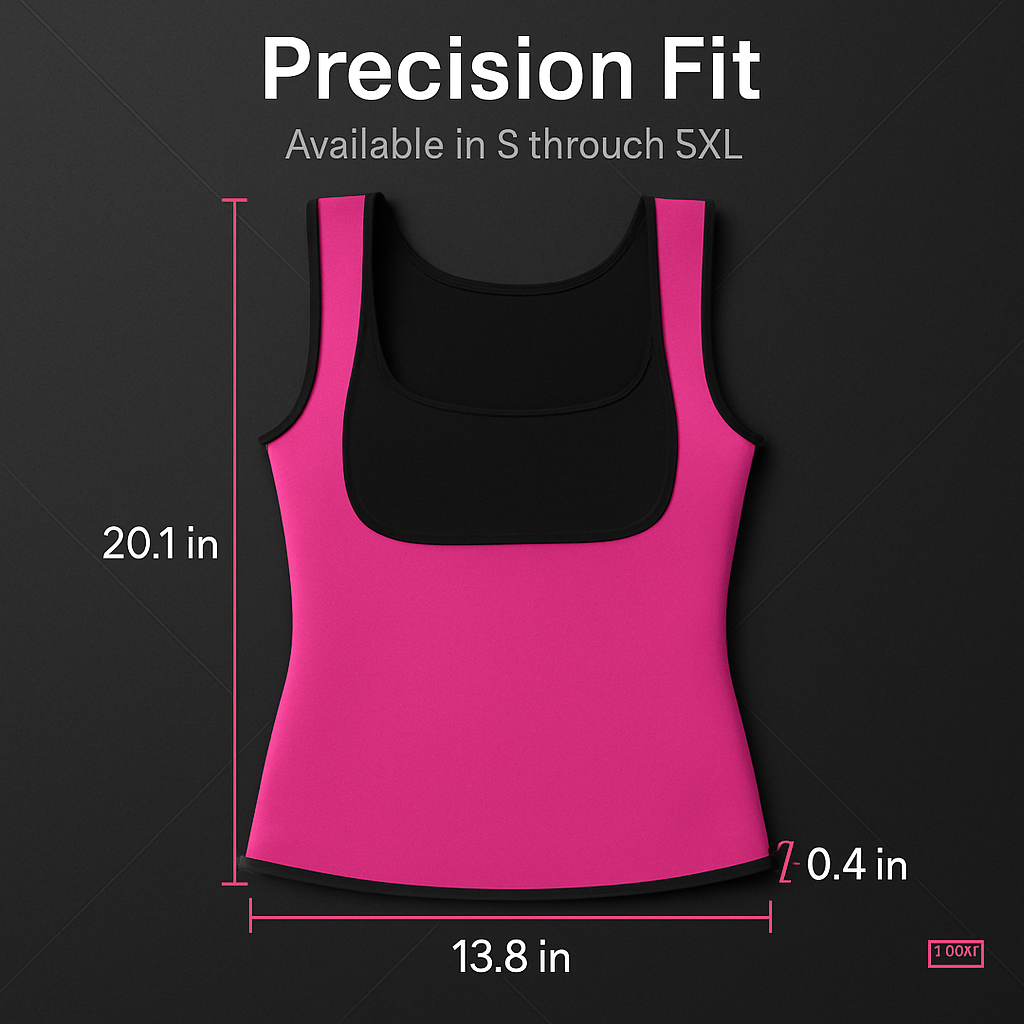 Body Shaper Sauna Vest for Workouts - Comfort Fit