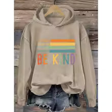 Autumn Winter Be Kind sports Hoodies
