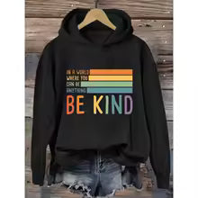 Autumn Winter Be Kind sports Hoodies