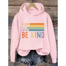 Autumn Winter Be Kind sports Hoodies