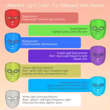 Wireless LED Mask 7 Color LED Face Anti Aging Rejuvenation Beauty Mask Machine