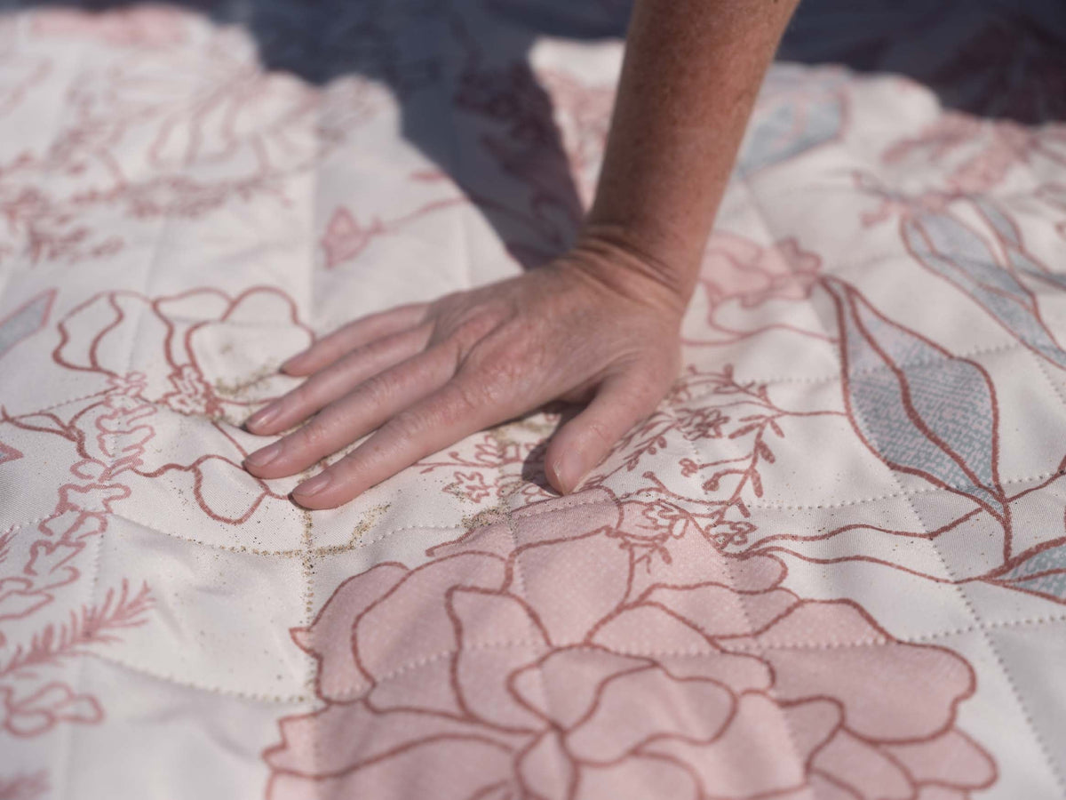 The Shwally Picnic Blanket - Sunset Rose