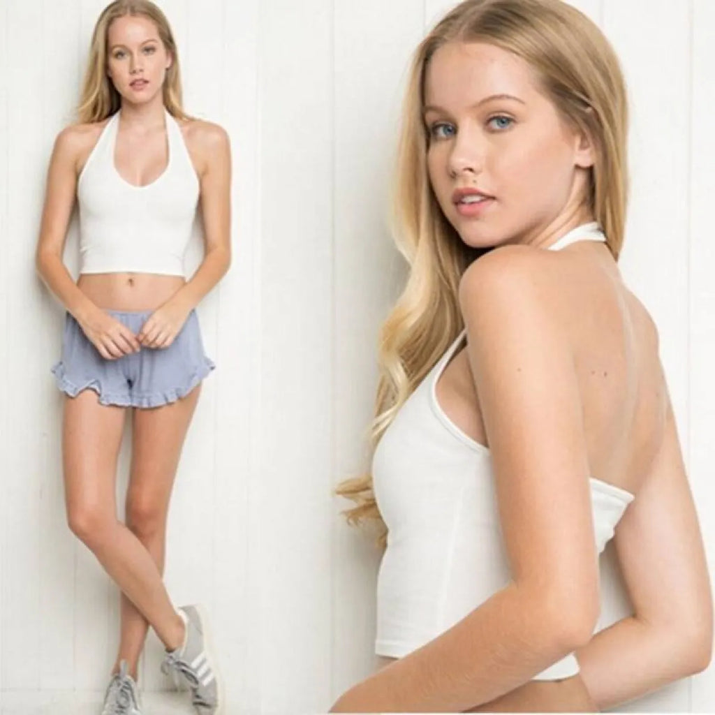 Slim Sleeveless Crop Top