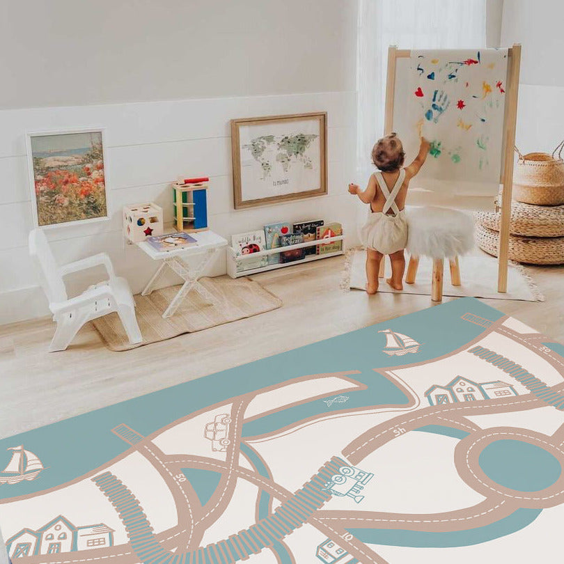 The Dakota Ivory Shwally Playmat